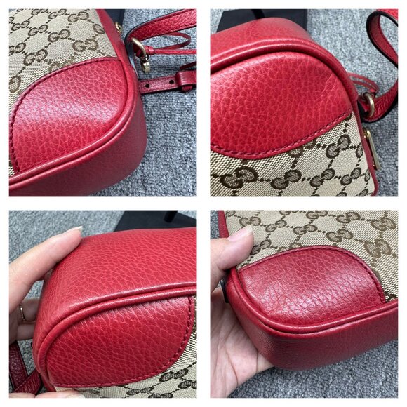 GUCCI Bree Leather Shoulder Bag 535-081525 - Picture 9 of 11